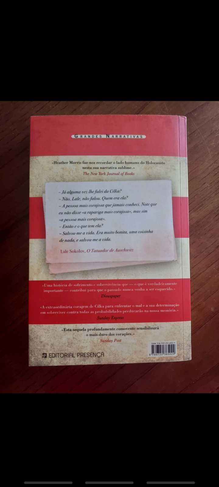 Livro "A coragem de Cilka"