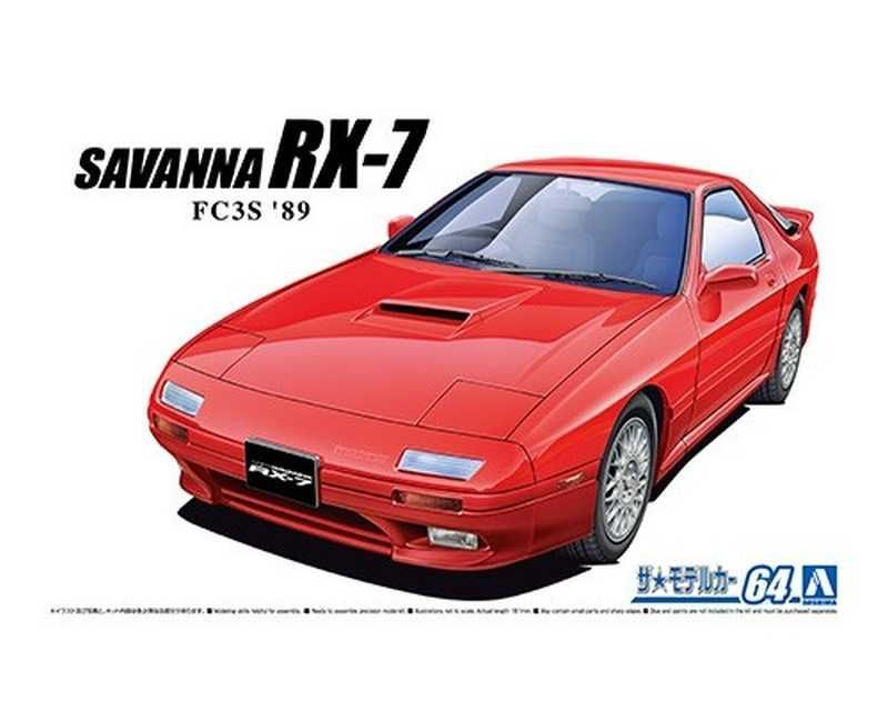 Aoshima 06365 Mazda FC3S Savanna RX-7 '89 1/24 model do sklejania