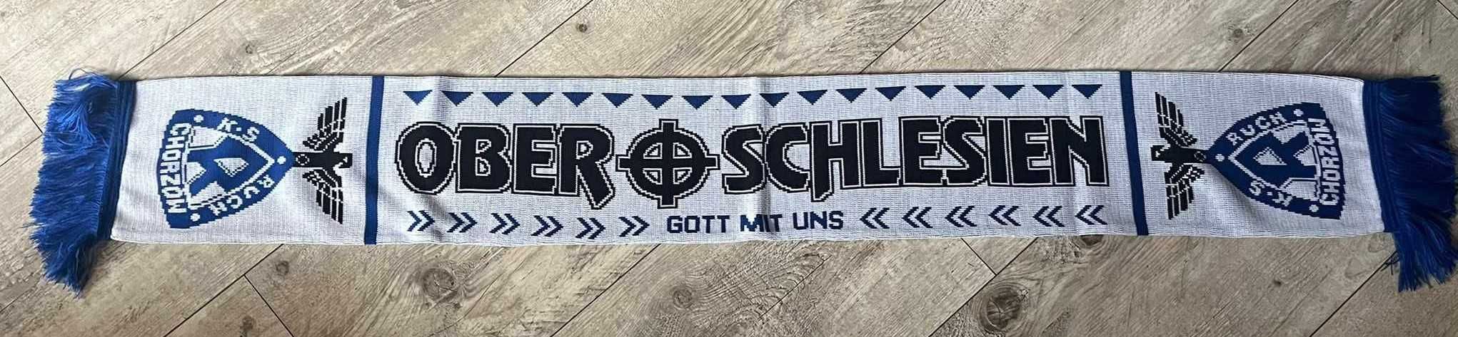 Oberschlesien - Ruch Chorzów !! Szalik szal piłkarski sportowy