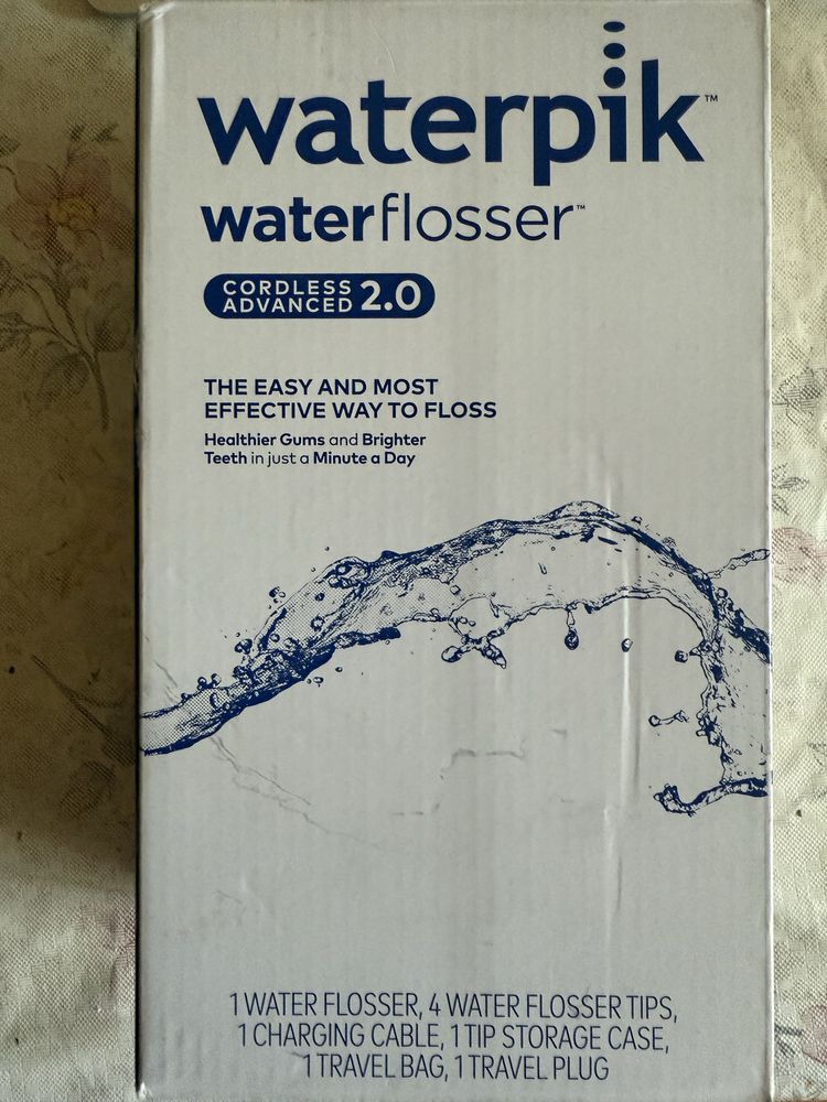 Іригатор ротової порожнини waterpik cordless advanced 2.0 wp-583