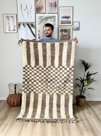 Oryginalny dywan marokański, 100% wełna owcza