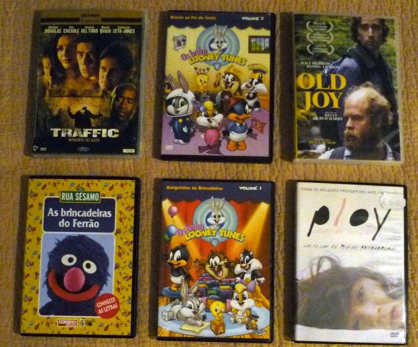 Filmes vários em DVD entre 2€ e 5€ cada