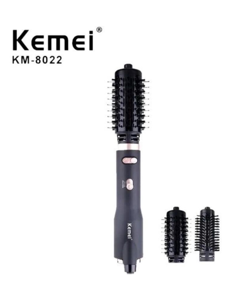 Фен щітка стайлер Kemei 1000w (KM-8022)