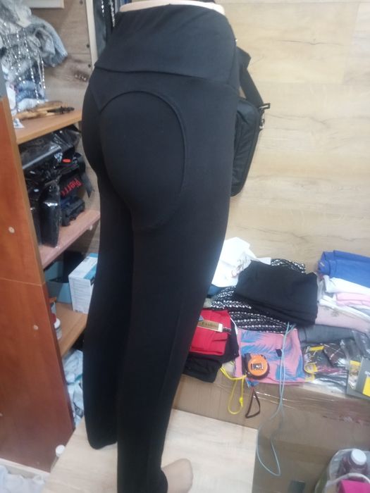 Spodnie Turcja Push Up czarne 2 wzory M/L i L/XL bawełna wyprzedaż