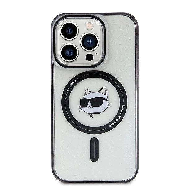 Etui Karl Lagerfeld IML Choupette's Head MagSafe na iPhone 15 Pro - pr