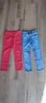 Spodnie chłopięce 2 szt skinny 140 czerwone jeansowe Reserved cool clu
