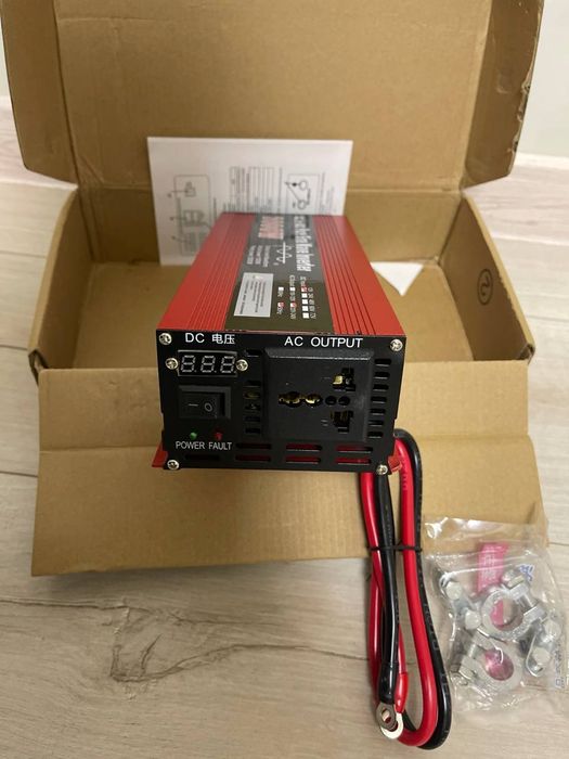 Інвертор 3000w перетворювач напруги 12-220 для котлів Преобразователь