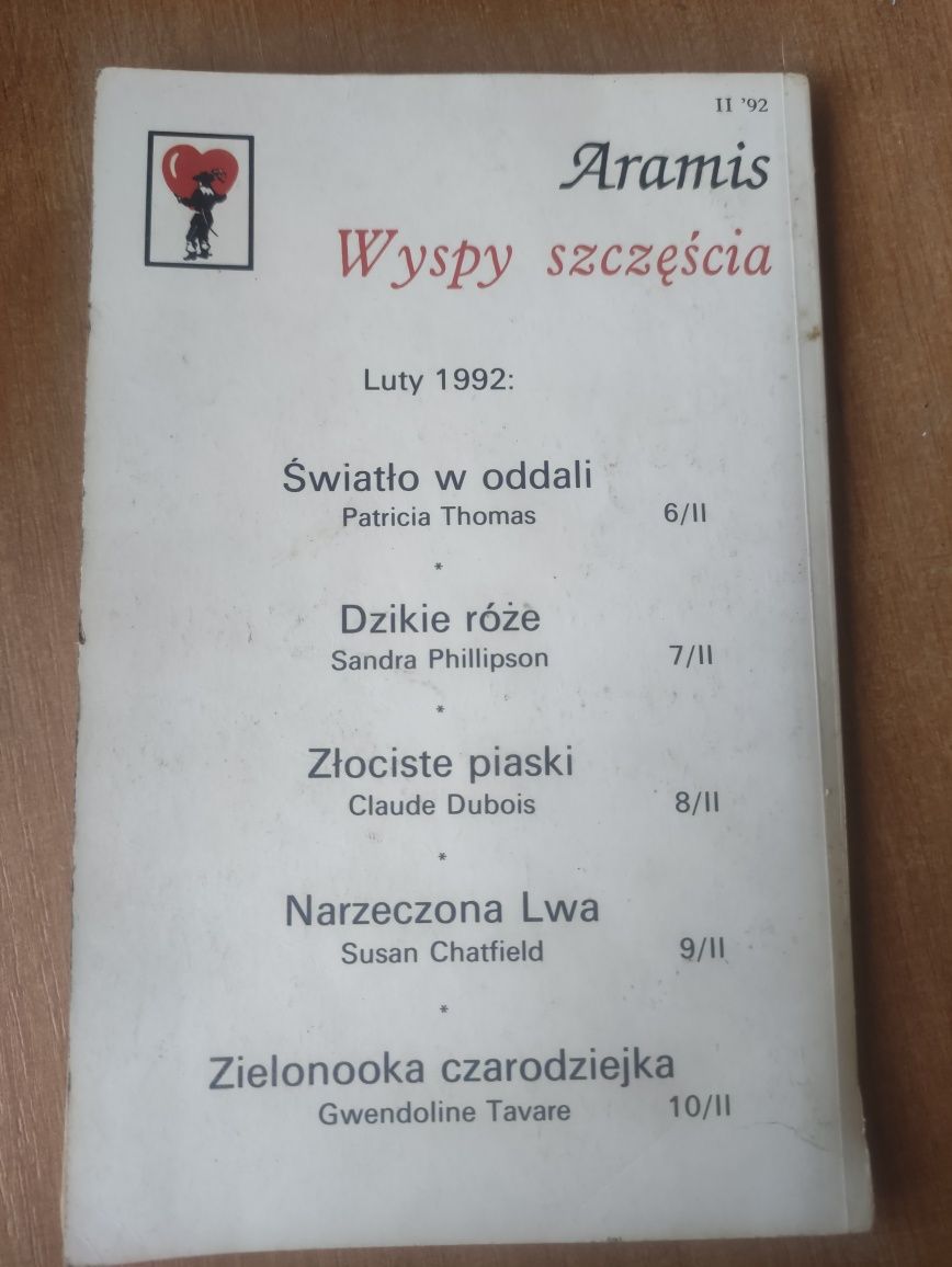 Aramis,, Wyspy szczęścia " 11/92. ,, Zielonooka czarodziejka"