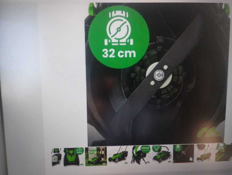 Kosiarka elektryczna do trawy, kosz 30L 2100W MALTEC - okazja