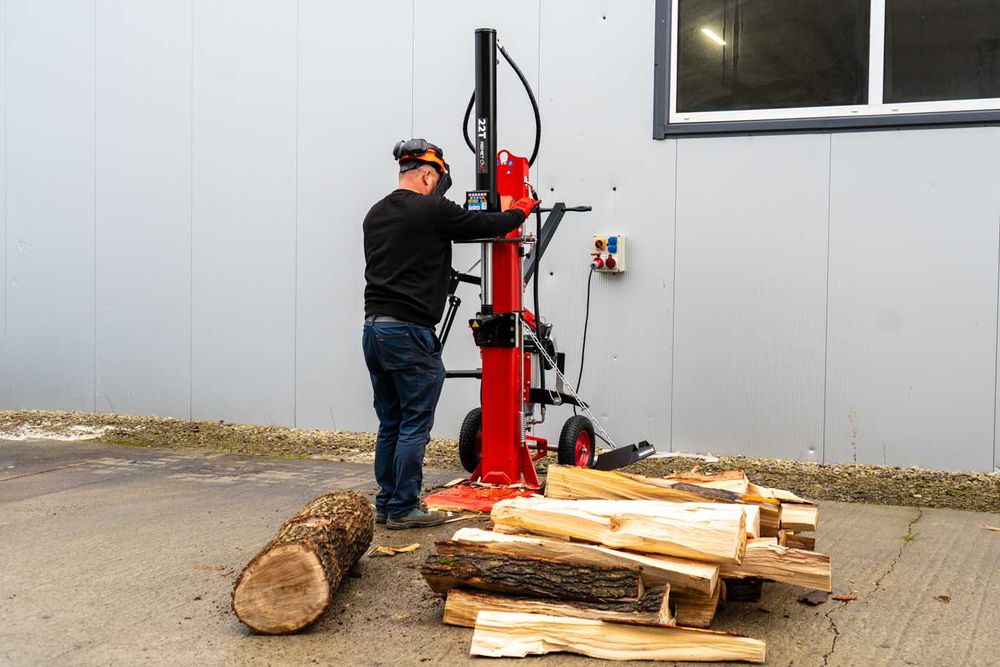 Łuparka hydrauliczna 22 TON == REMETCNC == dostawa gratis