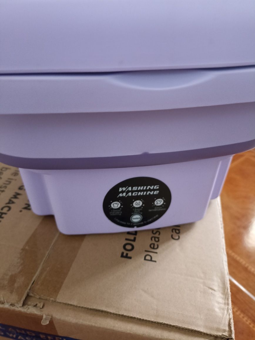Mini maquina de lavar e secar roupa