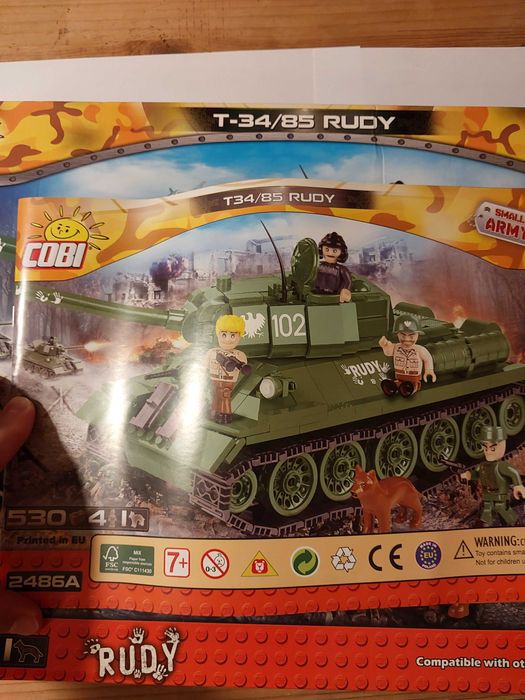 COBI czołg T-34/85  Rudy 102 Nowy