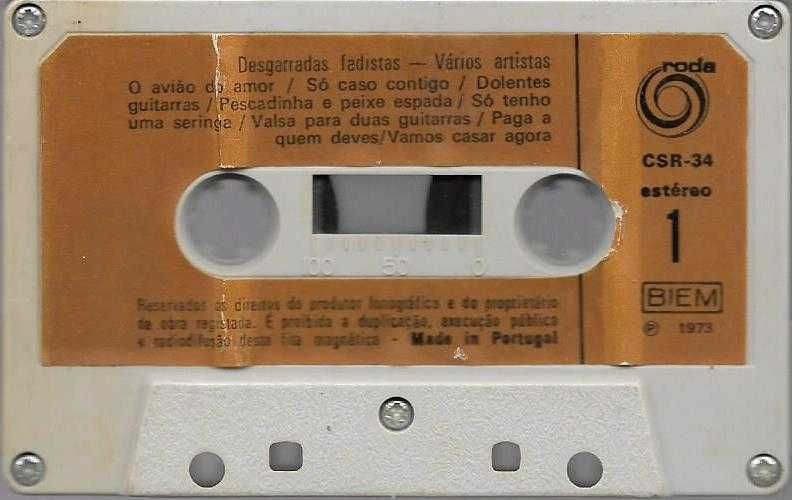 Desgarradas Fadistas - - - - - Vários Artistas - - - - - K7