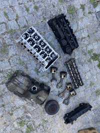 colaça/cabeça completa e várias peças motor BMW N47D20C (motor 2.0)