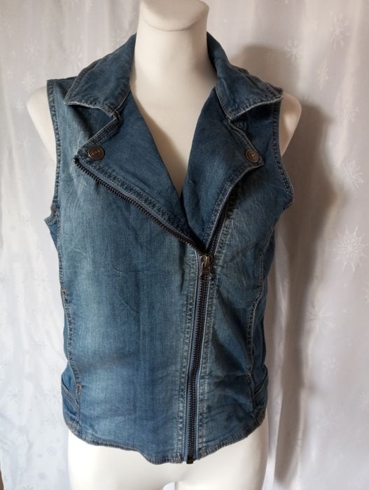 Jeansowa kamizelka damska rozmiar S