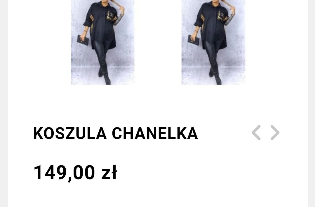 Koszula Chanelka oversize