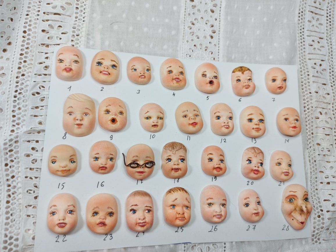 Личико для ватной игрушки