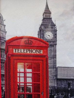 Картина из бисера " Лондон "