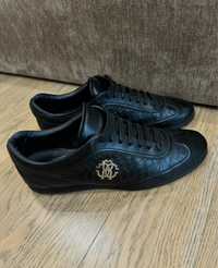 Черные кеды, кроссовки, туфли Roberto Cavalli 45 размер Оригинал Итали