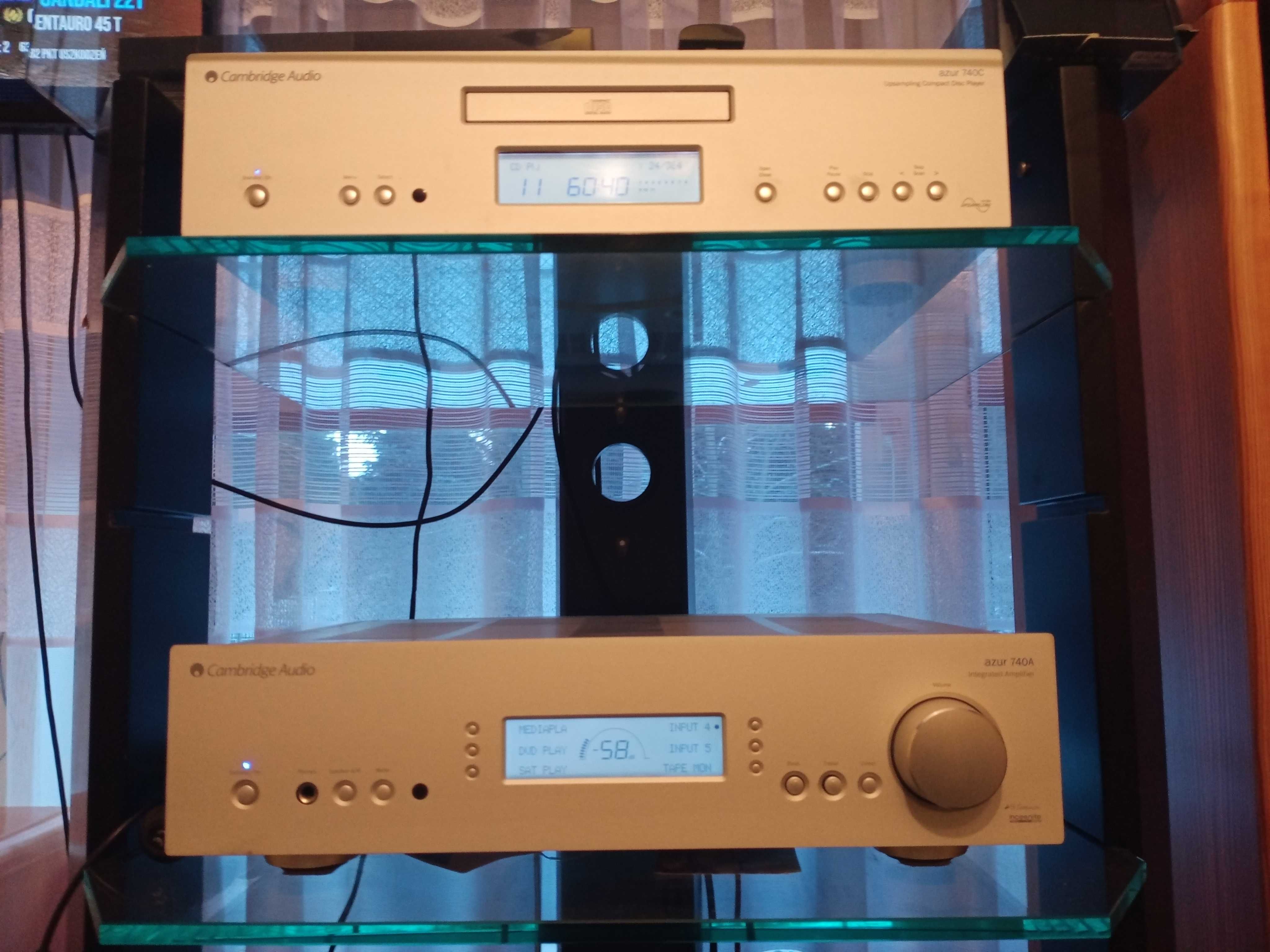 Wzmacniacz Cambridge Azur 740A Odtwarzacz CD Azur 740C Zestaw