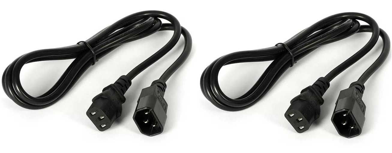 2x Kabel przedłużacz C13 C14 zasilający serwerowy 3m * Wejherowo