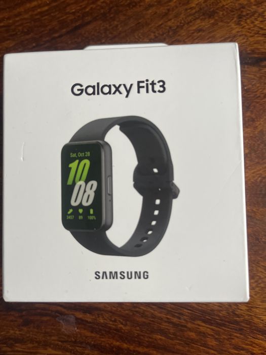 Samsung, Monitor aktywności Galaxy Fit3, AMOLED 1,6 cala, czarny