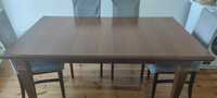 Drewniany stół do jadalni + 6 krzeseł