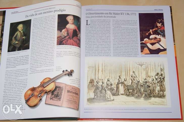 Livro Wolfgang Amadeus Mozart - Crónica em Imagens