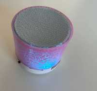 Nowy głośnik przenośny Bluetooth różowy