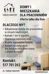 Dom dla pracowników 10 osób . Mamy wiecej Domów Kwatery Pracownicze
