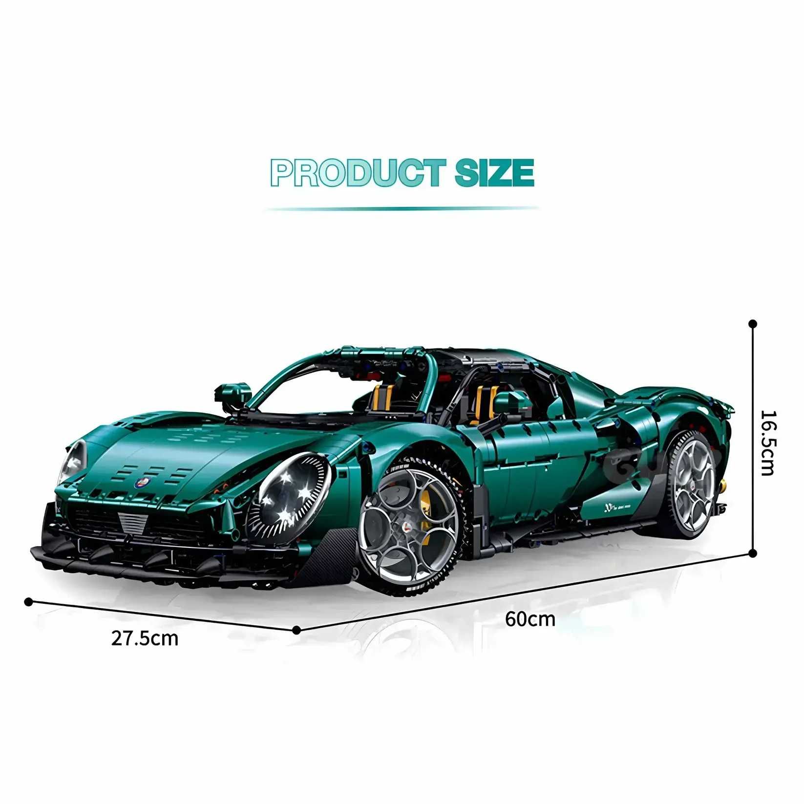 ‼️В НАЯВНОСТІ‼️ Конструктор Technic Alfa ROMEO 33 Stradale - 4208  1:8