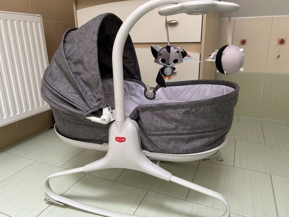 TINY LOVE 3w1 leżaczek - bujaczek - łóżeczko