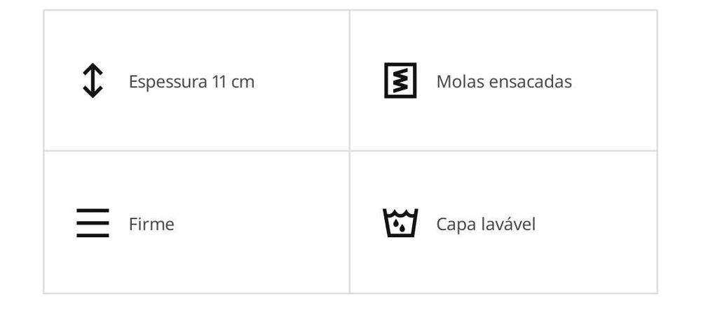 Colchão molas para Berço