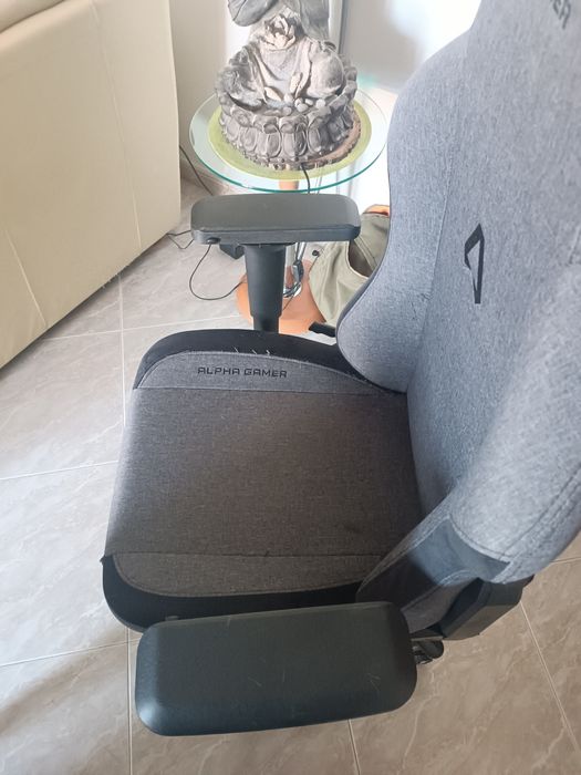 Cadeira Alpha Gamer Nebula Cinza