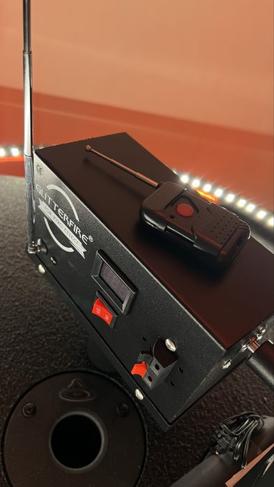 Wiatrak iskier maszyna wiatraki system fontanny iskier zdalne radiowe