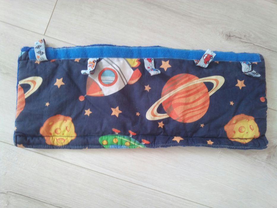 Wkładka minky minki polarowa do wózka spacerowego nakładka+pałąk s.bdb