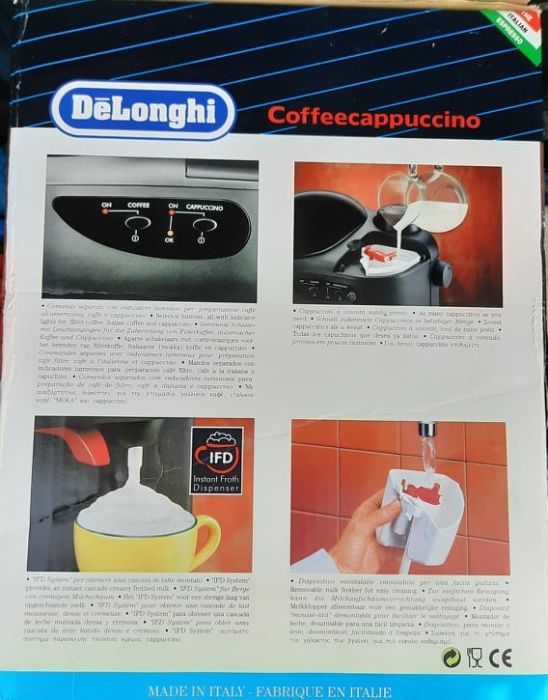 Maquina de cafe & Cappuccino Delonghi DC300IS