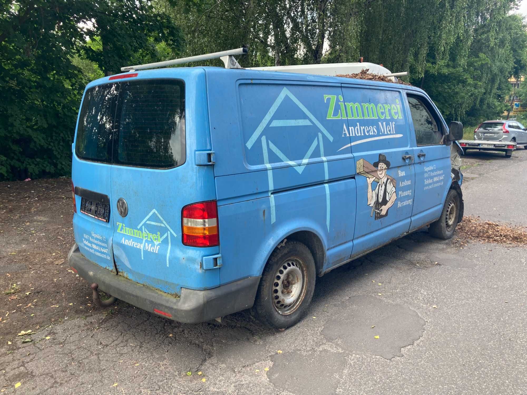 VW Transporter 4x4 T5 długi, bez silnika.