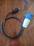 Adaptador macho shucko p/ ficha CEE fêmea 32A