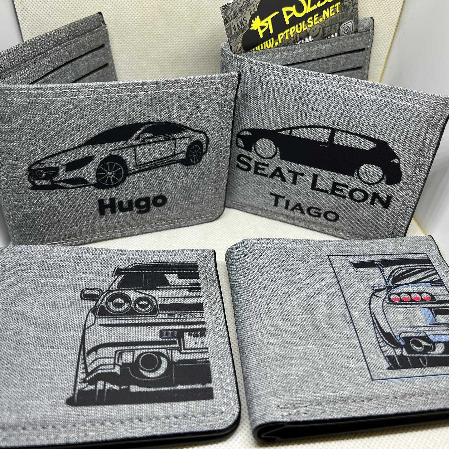 Carteiras porta-cartoes Personalizadas seat Honda tuning