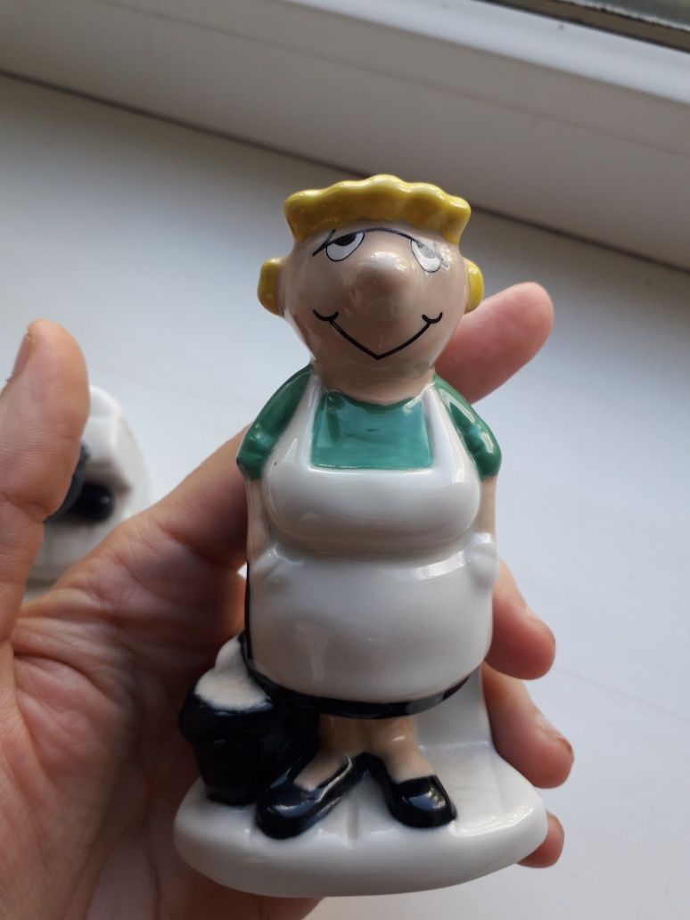 andy capp 1997 винтаж набор для специй соли и перца муж и жена