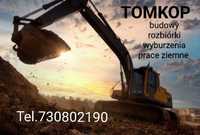 Firma TomKop - usług ziemne oraz transport. Zapraszam do kontaktu!