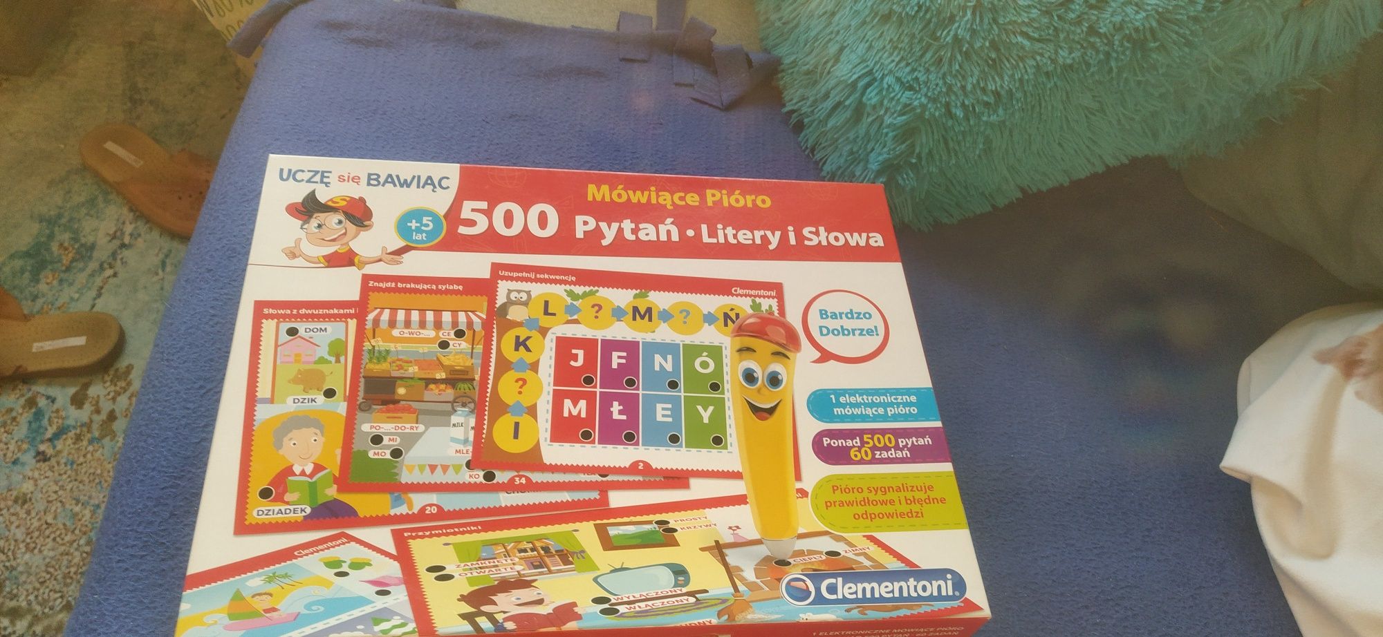 Gra edukacyjna "500 pytań-Litery i słowa"