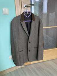 Мужской пиджак, размер XXL, новый, коричневый, піджак чоловічий
