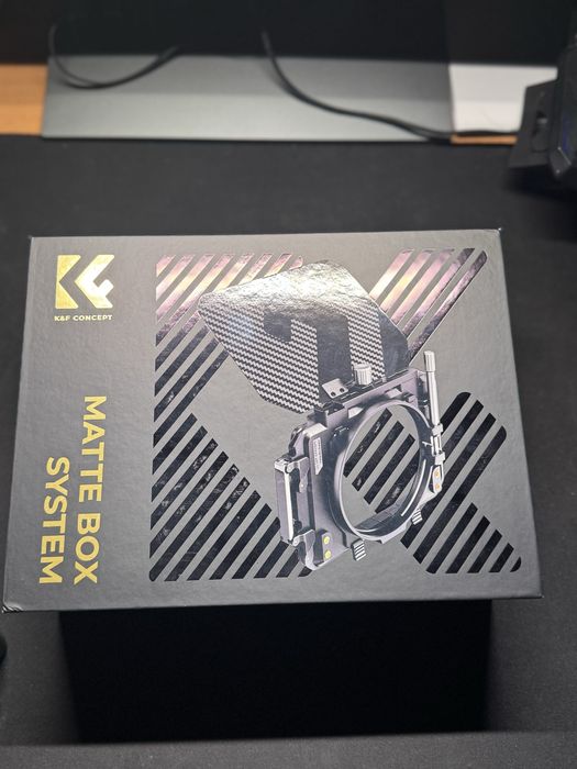 K&F CONCEPT Mini Matte Box + Filtro Black Mist 1/4