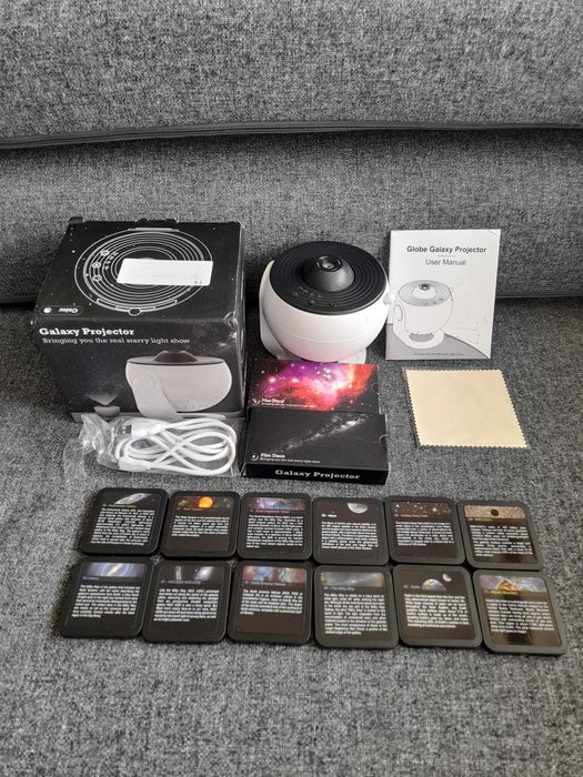 Lampka nocna Projektor Galaxy gwiaździstego nieba 360 Obrotowa rzutnik