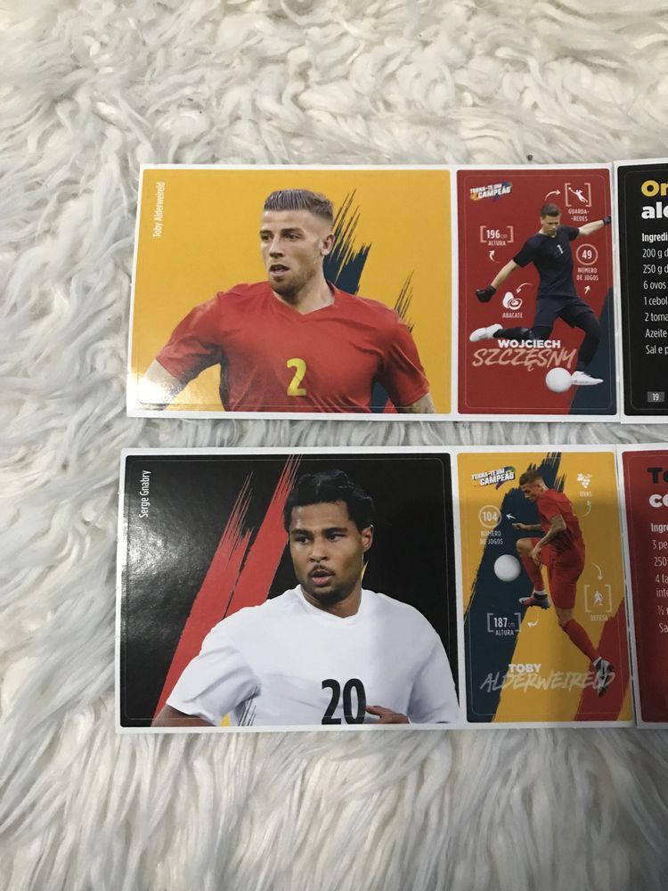 Conjunto de 2 cromos Intermarché torna-te um campeão