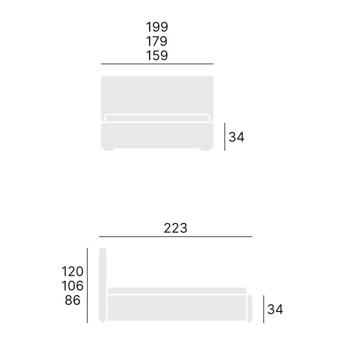 Łóżko Vanessa Comforteo  160x200 Łóżka na wymiar