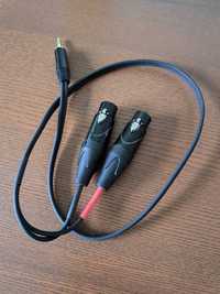 Kabel audio MJS/2 XLR F 0,75 M