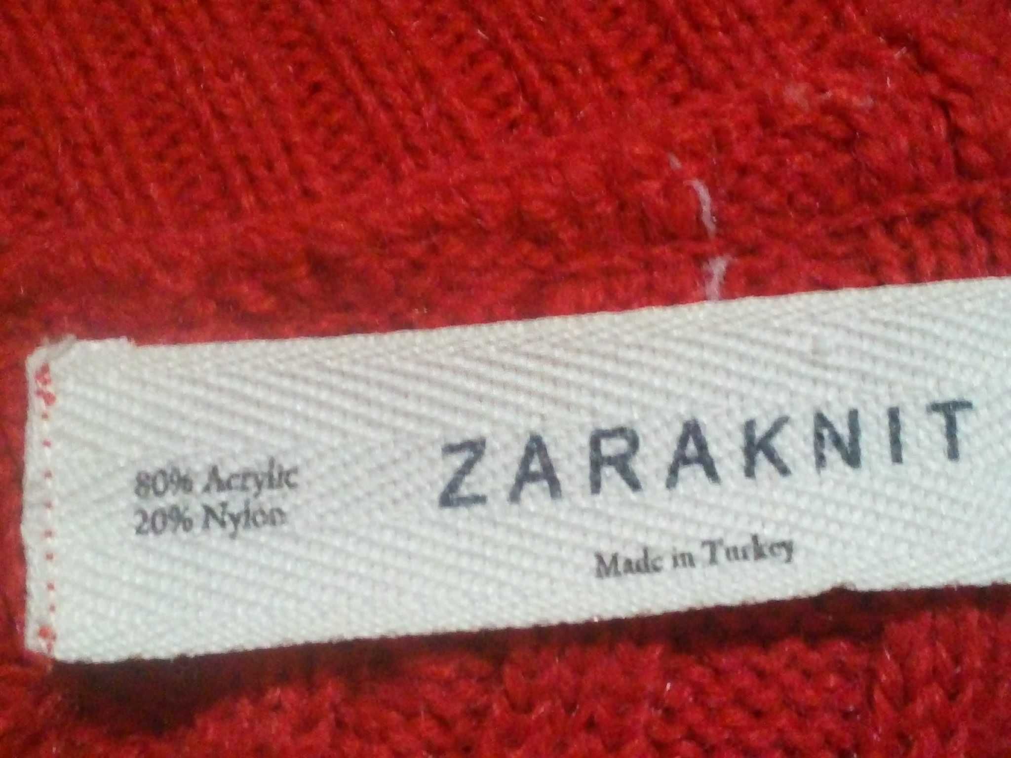 Червоний светр zara